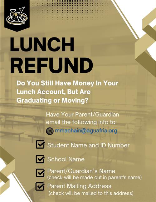 Lunch Refund Info